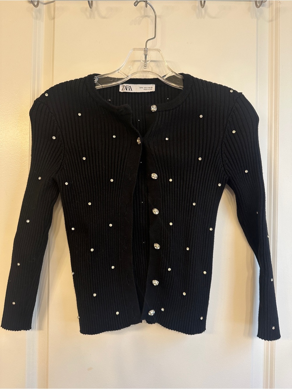 Zara rhinestone cardigan